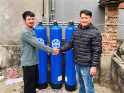 Dự án Hệ thống lọc tổng đầu nguồn DAICO-LN31 4 cấp (Lắp trực tiếp) tại Nam Sách, Hải Dương