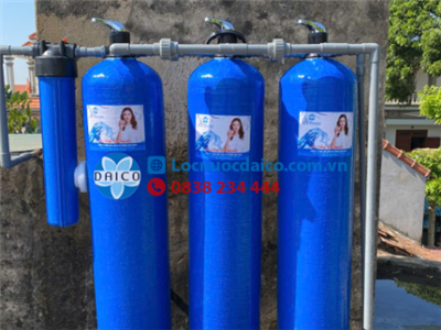 Dự án lọc tổng đầu nguồn DAICO-LN31 4 cấp tại Nam Trực, Nam Định - Chị Thao