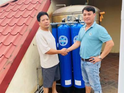 Dự án lọc tổng đầu nguồn DAICO-LN21 3 cấp tại TT Nam Sách, Nam Sách, Hải Dương