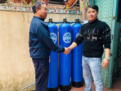 Dự án lọc tổng đầu nguồn DAICO-LN31 4 cấp tại Gia Bình, Bắc Ninh - Anh Đạo