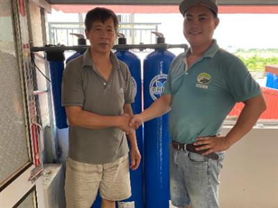 Dự án lọc tổng đầu nguồn DAICO-LN31 4 cấp tại Thành phố Chí Linh - Hải Phòng -  Anh Tập
